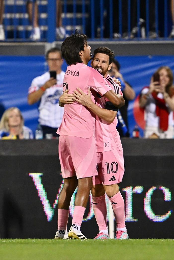 梅西梅开二度助迈阿密国际4比1胜蒙特利尔冲击